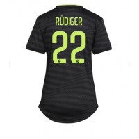 Real Madrid Antonio Rudiger #22 Fotballklær Tredjedrakt Dame 2022-23 Kortermet